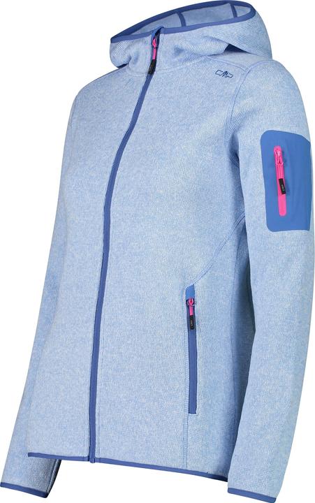 Actual product image CMP Campagnolo Women's Jacket Fix Hood Jacquard Knitted 3H19826 (34)