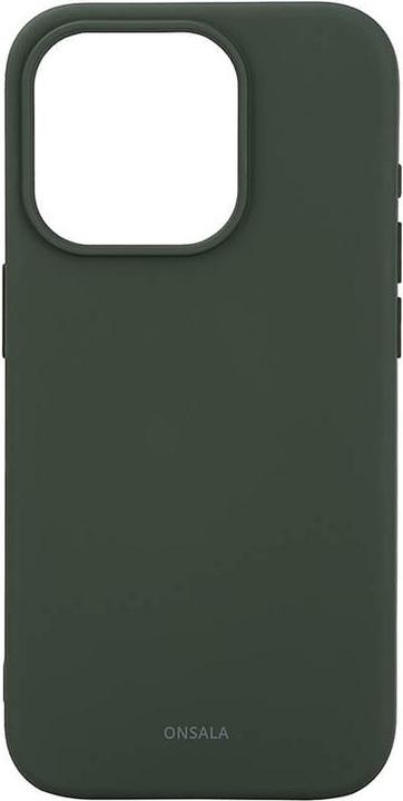 Actual product image Carl ONSALA Back Sil Touch Recycled MagSerie iPhone 15 Pro Olive Green (Apple iPhone 15 Pro)