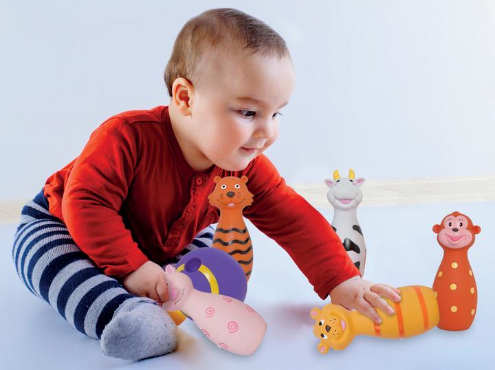 Actual product image LUDI Baby Bowling Animals