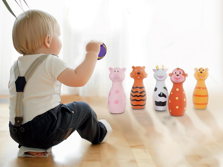 Actual product image LUDI Baby Bowling Animals