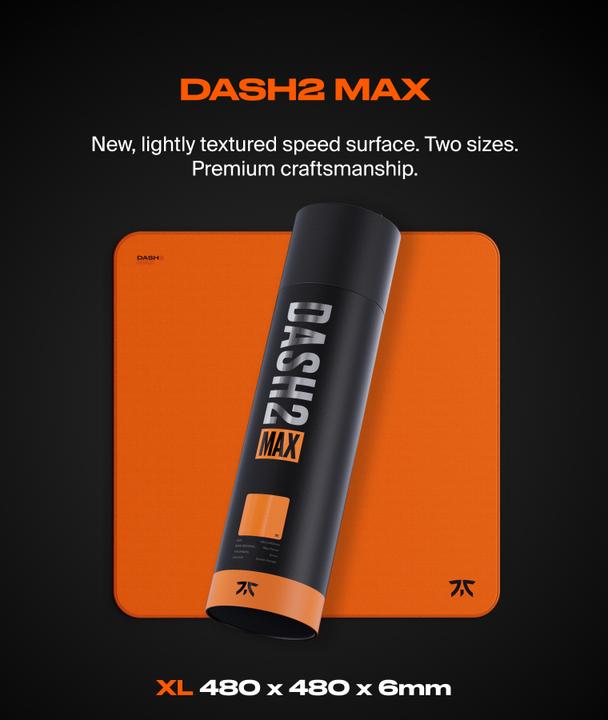 Immagine prodotto Fnatic Tappetino per mouse da gioco MAX Dash XL Pro di, superficie di velocità in panno (XL)