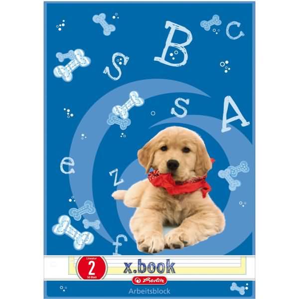 Immagine prodotto Herlitz Blocco da lavoro x.book, DIN A4, fascicolo 2 (A4, Righe, Nessuna rilegatura)