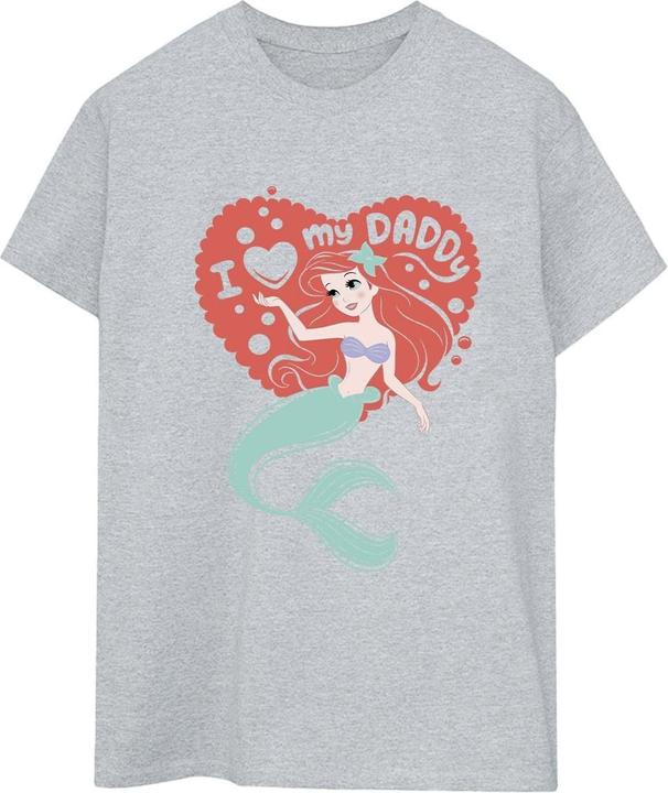 Immagine prodotto Disney The Little Mermaid Love Daddy Maglietta Ampia Donna (5XL)