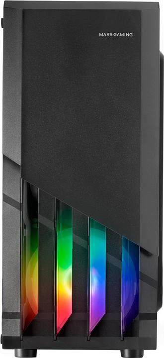 Immagine prodotto Mars Gaming Boitier Moyen Tour ATX MC-X2 RGB avec panneau vitré (Noir) (ATX, Mini-ITX)