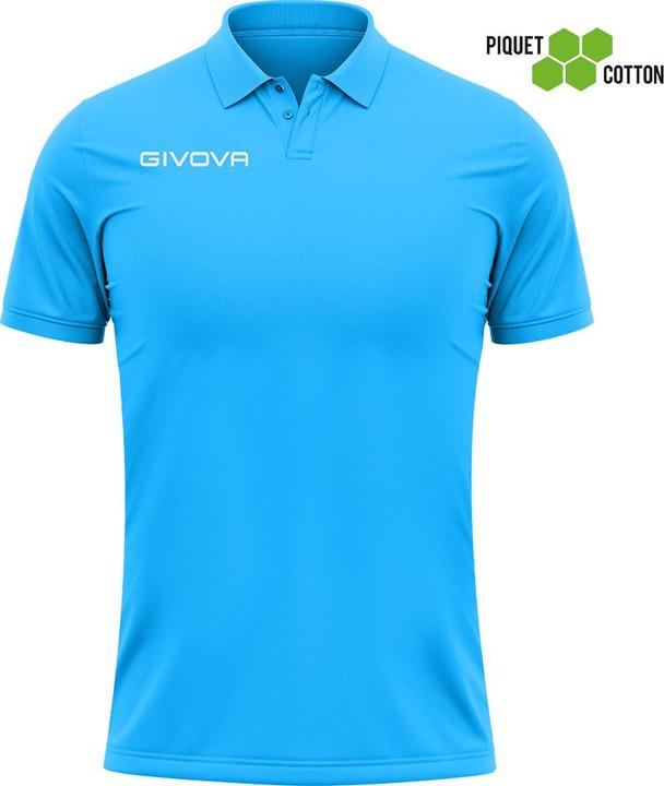 Givova baumwoll-piqué-poloshirt summer (XXL)