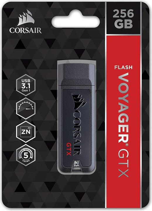 Actual product image Corsair Flash Voyager GTX (256 GB, USB-A, USB 3.0)