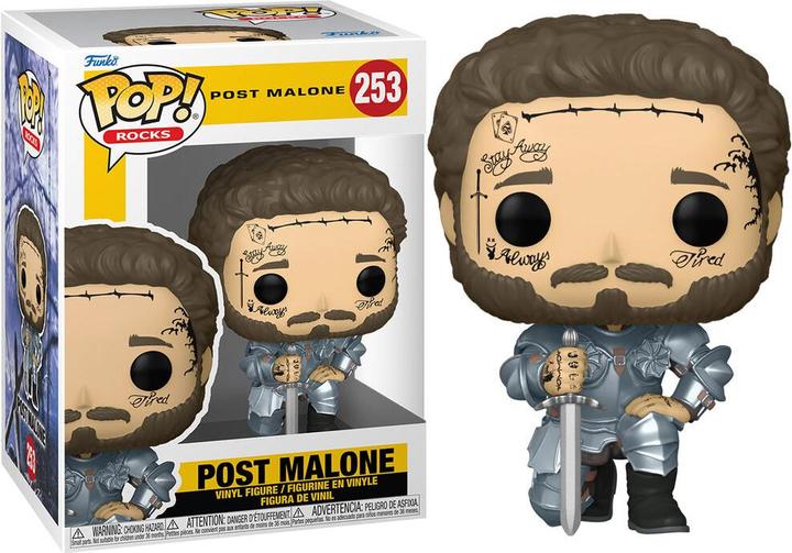 Actual product image Funko Pop! Rocks : Knight Post Malone (258)