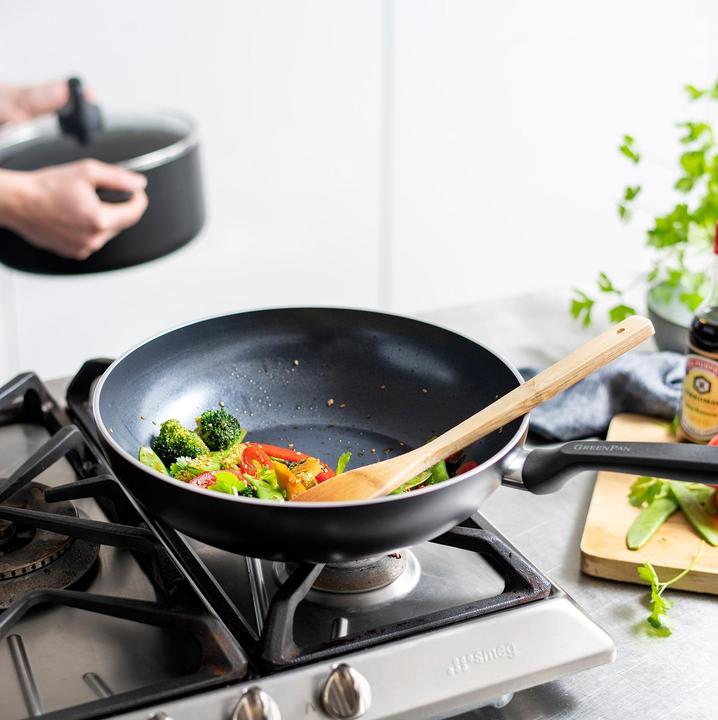 Image du produit Greenpan Poêle à wok 28cm (28 cm, Wok, Aluminium)