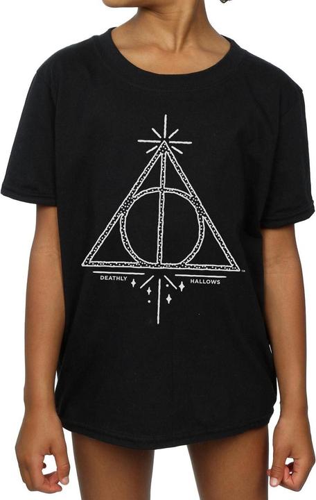 Produktbild Deathly Hallows Symbol TShirt Mädchen (140, 146)