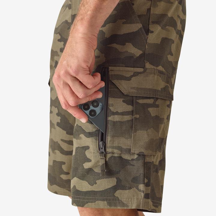 Image du produit Solognac Short de chasse/bermuda 500 Cargo Camouflage Halftone marron
