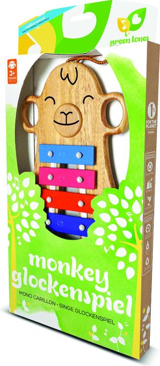 Produktbild Green Tones Affen Glockenspiel