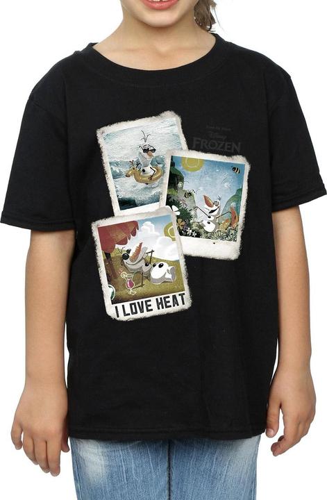 Image du produit Disney Frozen T-shirt en coton Olaf Polaroid pour filles (152, 158)
