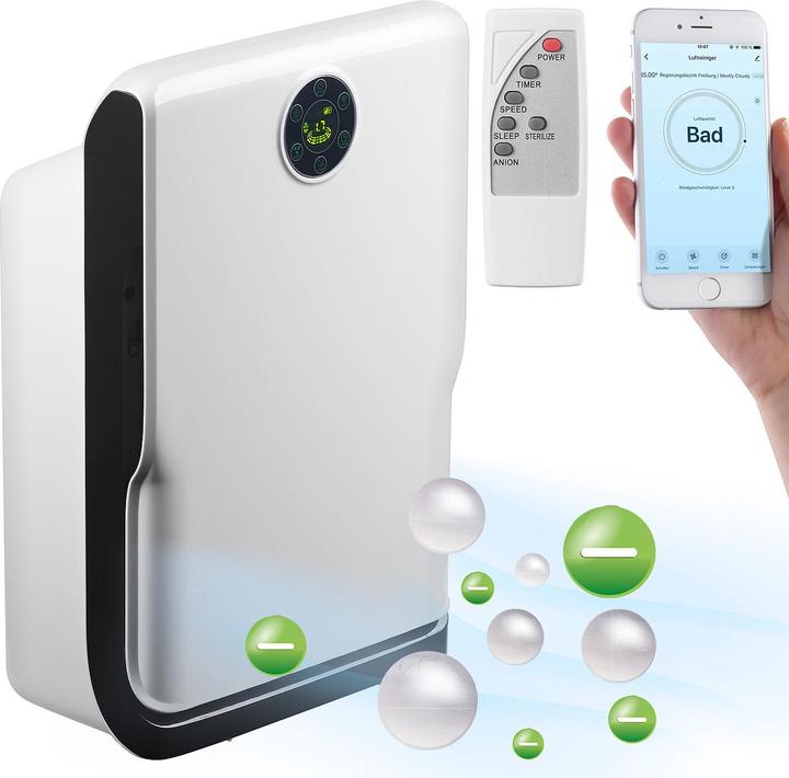 Actual product image Sichler 6-stage air purifier with UV and ionizer, Alexa compatible (19 m²)