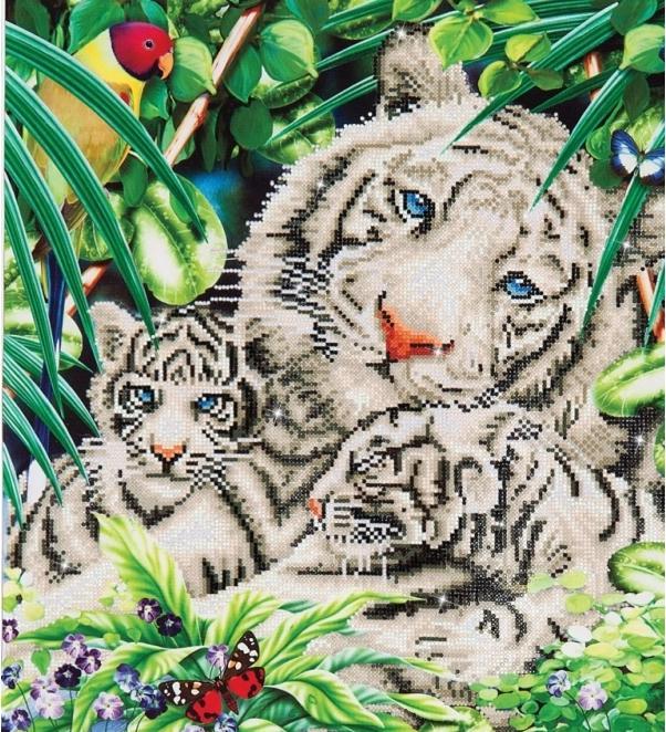 Immagine prodotto Diamond Dotz Cuccioli di tigre bianca