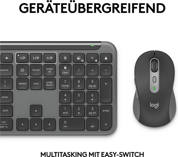 Produktbild Logitech Signature Slim Combo MK950 (CH, Kabellos)