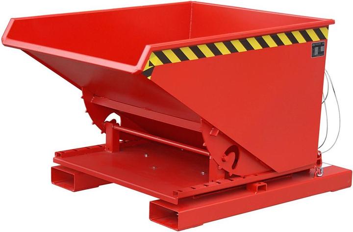 Image du produit Bauer Conteneur pour copeaux S3S, L x l x h 1455 x 1070 x 890 mm, rouge feu. (600 l)