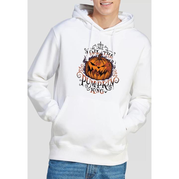 Actual product image The Nightmare Before Christmas Mens Hail The Pumpkin King Hoodie (S)