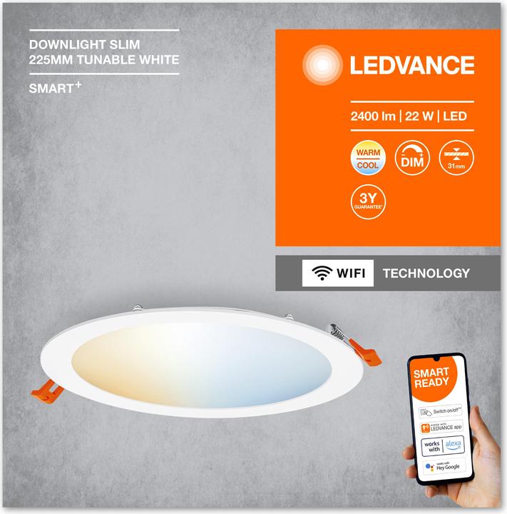 Produktbild Ledvance Smart Recess Slim Downlight (2000 lm)