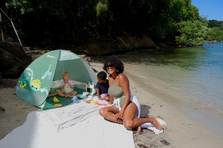 Produktbild Badabulle Strandmuschel mit UV-Schutz 50 plus