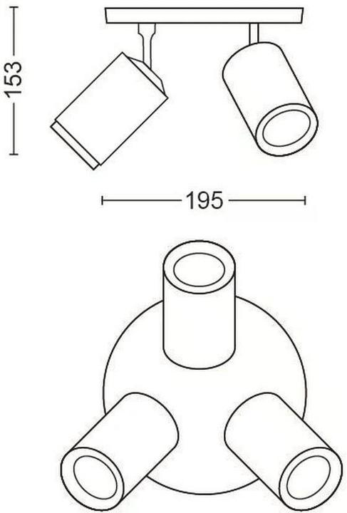 Produktbild Philips Fugato (350 lm, GU10)
