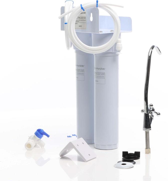 Produktbild Naturewater NW-2-PPCTO 2 Stufen Untertisch Wasserfilter 5µ Sediment Aktivkohle