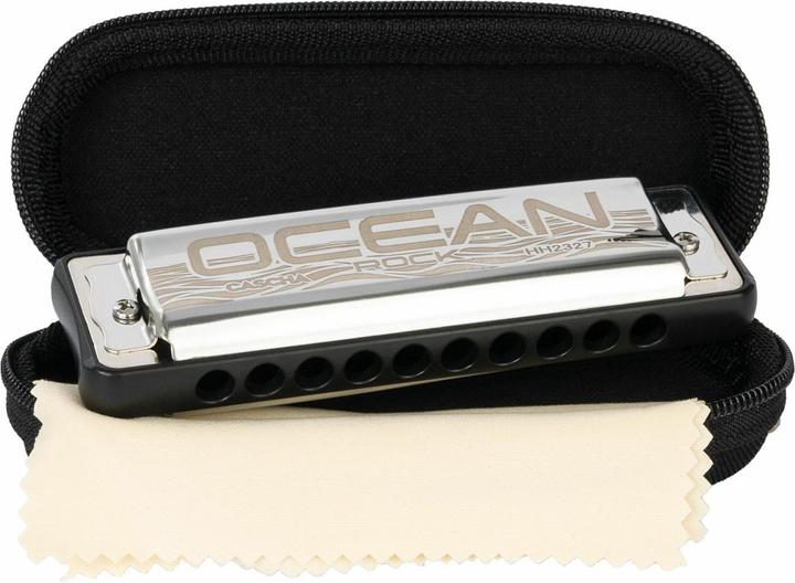 Image du produit Cascha Verlag Ocean Rock Blues Harp, A - Diatonische mondharmonica (Harmonica, Diatonique, A majeur)