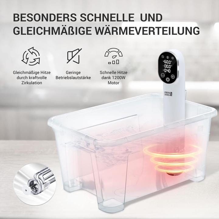 Actual product image Lebenlang Sous Vide Stick - LBS4648-N