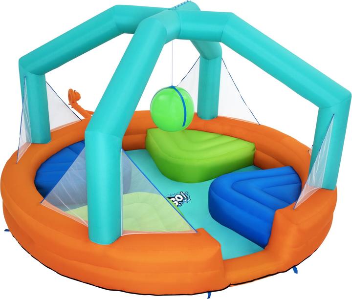 Produktbild Bestway aufblasbares Spielcenter Dodge & Drench Water Park, 4,5 x 4,5 x 2,68 m, 53383