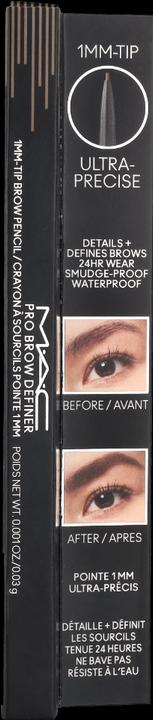 Actual product image MAC Cosmetics Pro Brow Definer 1Mm-Tip Brow Pencil Stylised (Stylized)