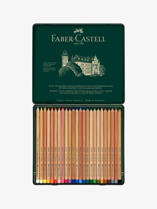 Image du produit Faber-Castell Crayon de couleur PITT PASTELL (Multicolore, 24 x)