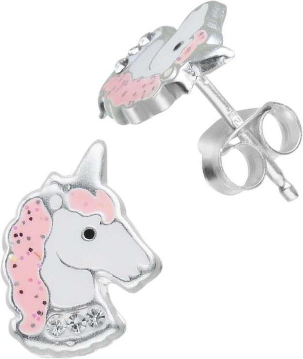 Bijouteria Kinder Ohrringe (Silber 925, Kristall, Epoxiharz)