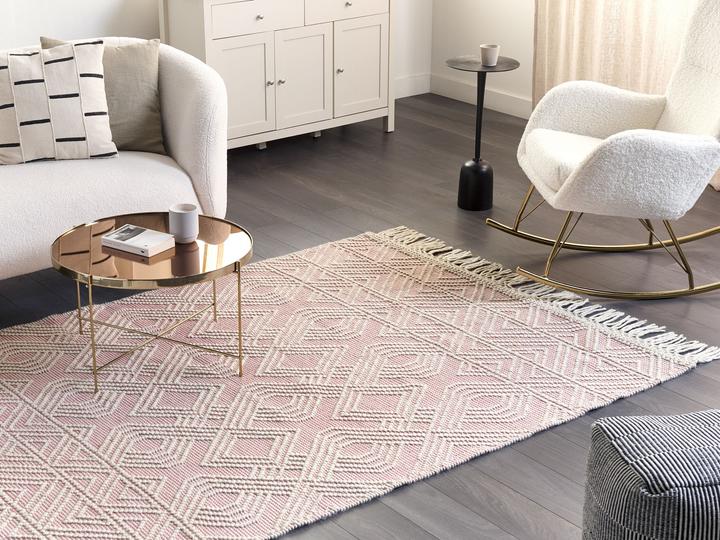 Actual product image Beliani Carpet 160 x 230 cm pink ADANA Lumarko! (160 x 230 cm)