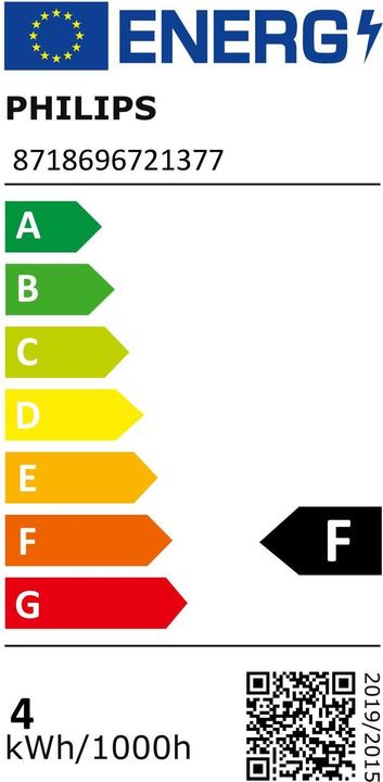 Energie-Label Philips Professional CorePro LEDspot (GU10, 4 W, 345 lm, 1 x, F)