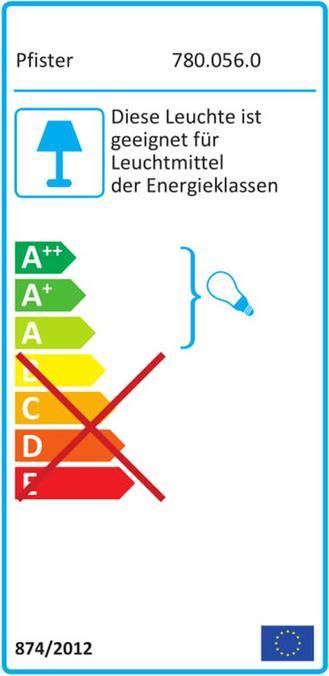 Energy Label pfister Nubes