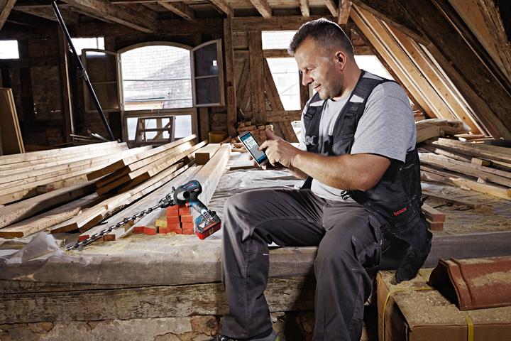 Productafbeelding Bosch Professional Accu klopboormachine GSB 18V-60 C Professional (Oplaadbare batterij)