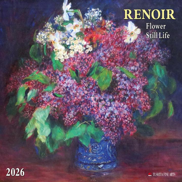 Produktbild Renoir - Flowers still Life 2026 (30 x 30 cm, Polnisch, Deutsch, Italienisch, Französisch, Spanisch, Tschechisch, Englisch, Niederländisch)