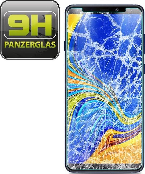 Produktbild Protectorking 1x echtes Tempered 9H Panzerhartglas 3D KLAR (1 Stück, Samsung Galaxy A9 (2018))