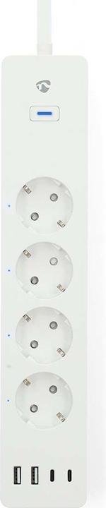 Immagine prodotto Nedis SmartLife Power Strip Wi-Fi | Hybrid (CEE 7/7) / USB A / USB-C™ | 16 A | 3680 W | 2.00 m | 0 -