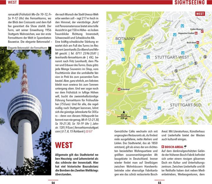 Image du produit Reiseführer Stuttgart (Allemand, Martin Oversohl, Jens Bey, 2022)