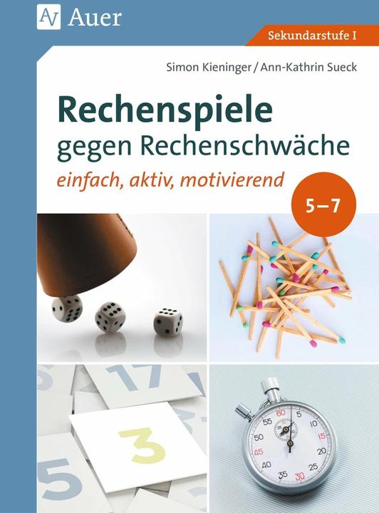 Produktbild Rechenspiele gegen Rechenschwäche 5-7 (Deutsch, Ann-Kathrin Sueck, Simon Kieninger, 2021)
