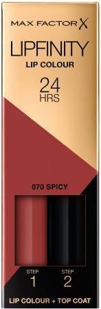 Actual product image Max Factor Lipfinity (70 Spicy)