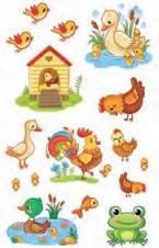 Actual product image BSB-Obpacher Sticker Deco Sticker Animals Chicks