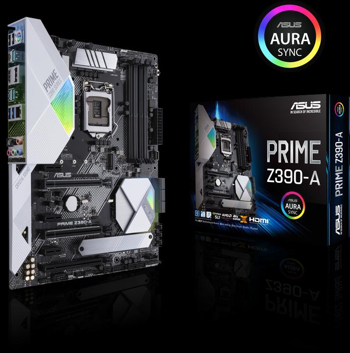 Produktbild ASUS Prime Z390-A (LGA 1151, Intel Z390, ATX)