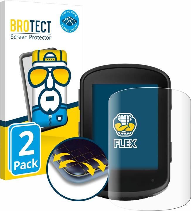 Produktbild BROTECT Full-Cover Displayschutz (2 Stück, Garmin Edge 840)