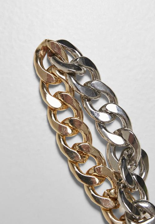 Immagine prodotto Urban Classics Bracciale pesante bicolore (21 cm, 100% cotone)