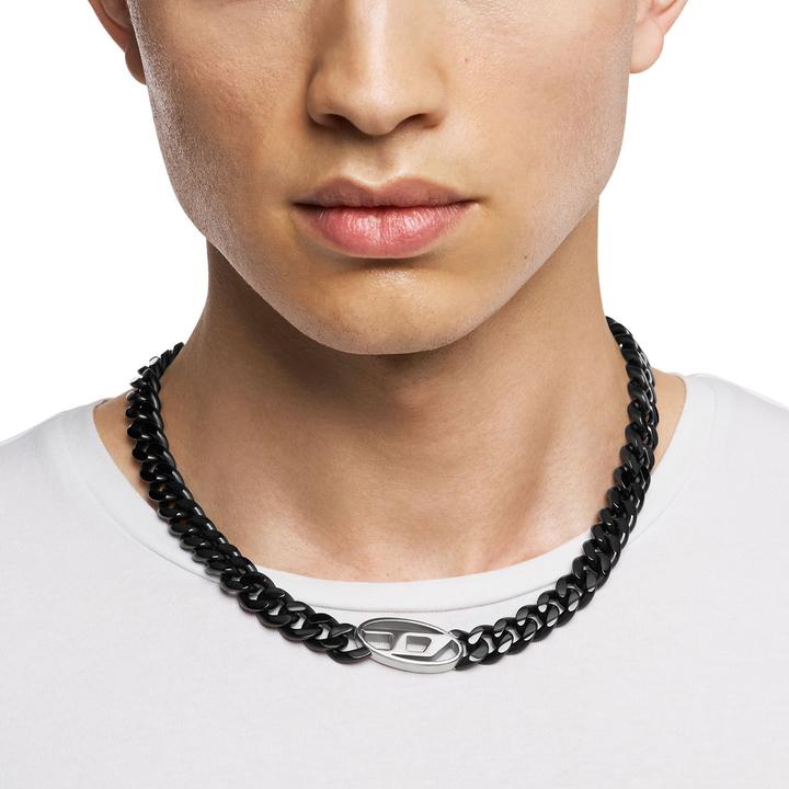 Image du produit Diesel Kette Oval D Logo (Acier inoxydable)