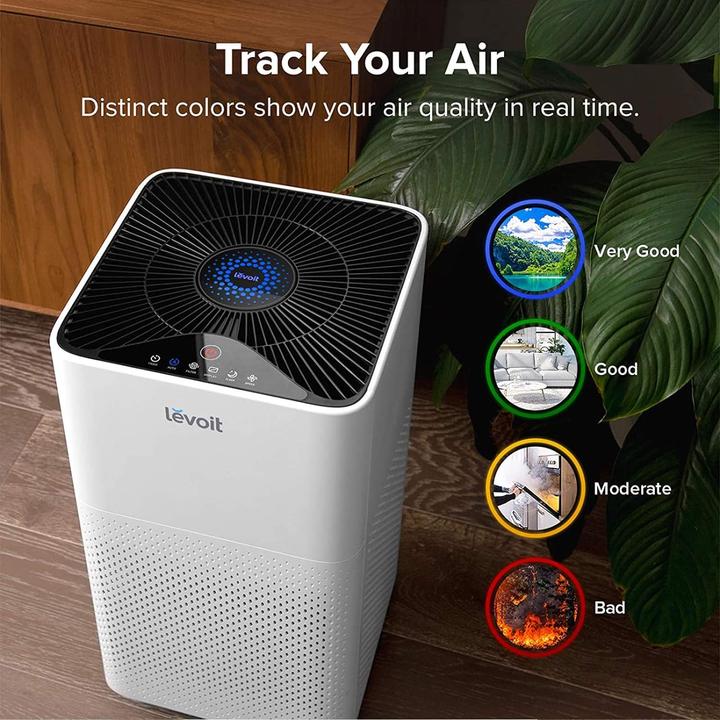 Actual product image Levoit Tower True HEPA Air Purifier LV-H135-RWH (43 m²)