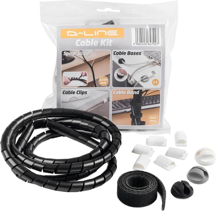 Actual product image Steffen Kabelmanagement Set D-Line (Cable conduit, 125 cm)