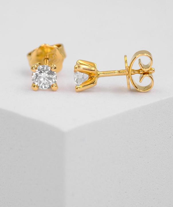 Produktbild Muau Ohrstecker (750/18 K Gelbgold)