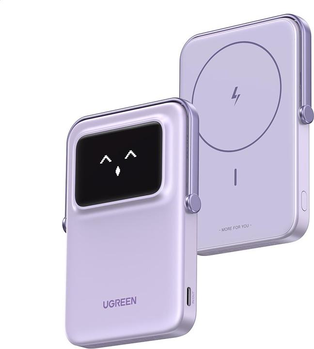 Ugreen Magnetic Powerbank 5000mAh Uno PB571, USB-C (purple) (5000 mAh)